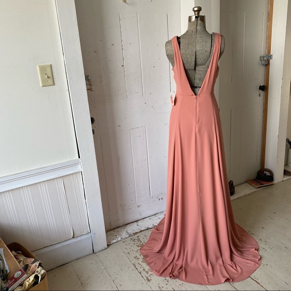 Show Me Your MuMu Jenn Maxi Formal Dress Rustic Mauve - Picture 7 of 13